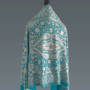 Pashmina shawl, women travel wrap, Scarves and Wraps, Lightweight shoulder wrap